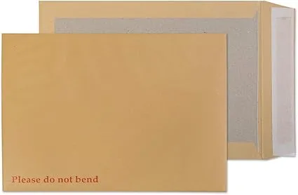Enveloppe A4  Kraft avec dos rigide