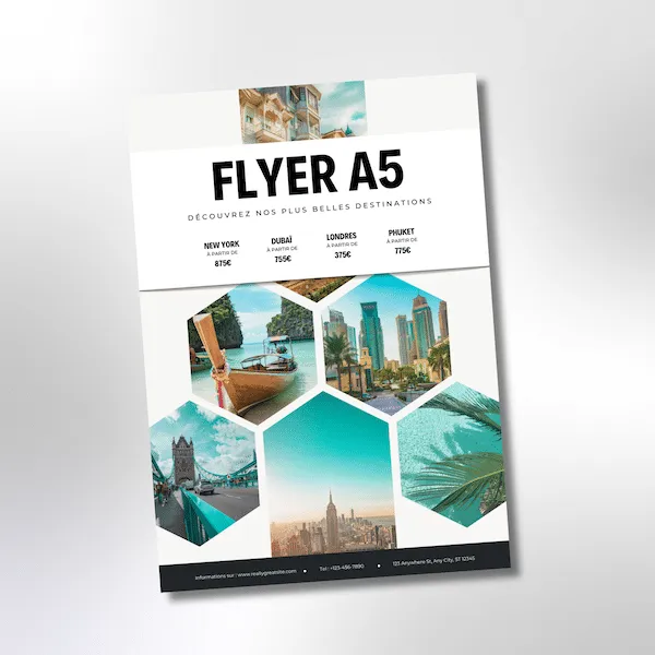 Flyer A5 Quadri recto (120g)